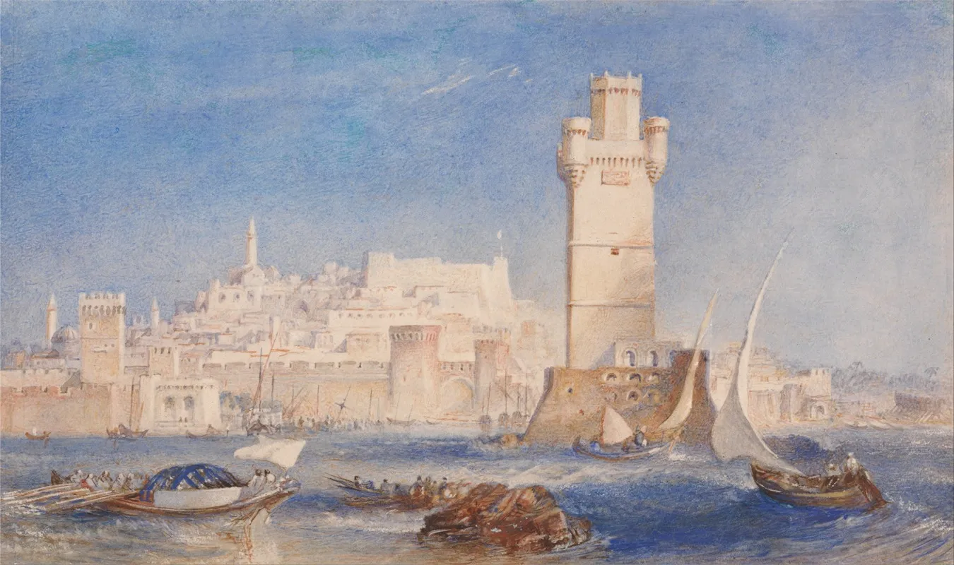 Rhodes Wall Art by Joseph Mallord William Turner - High-Resolution Digital Print