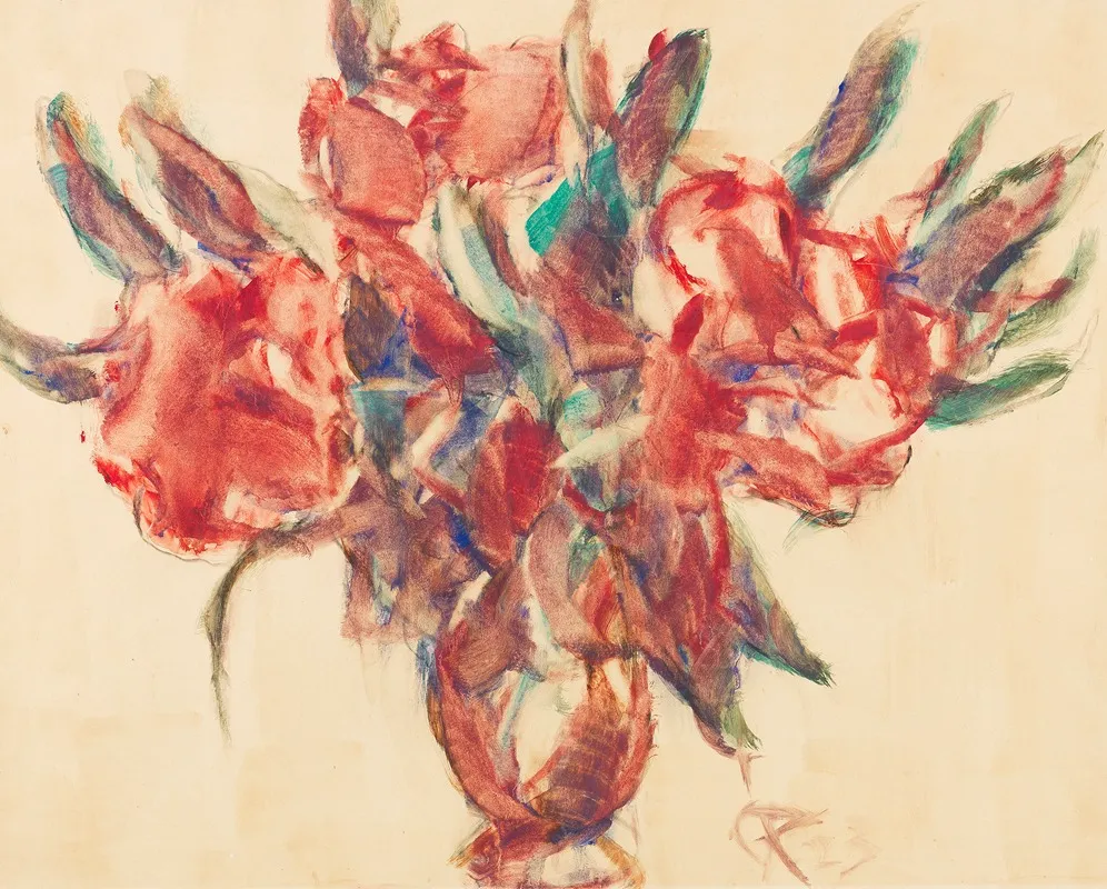 Rhododendron 2 Wall Art by Christian Rohlfs - High-Resolution Digital Print