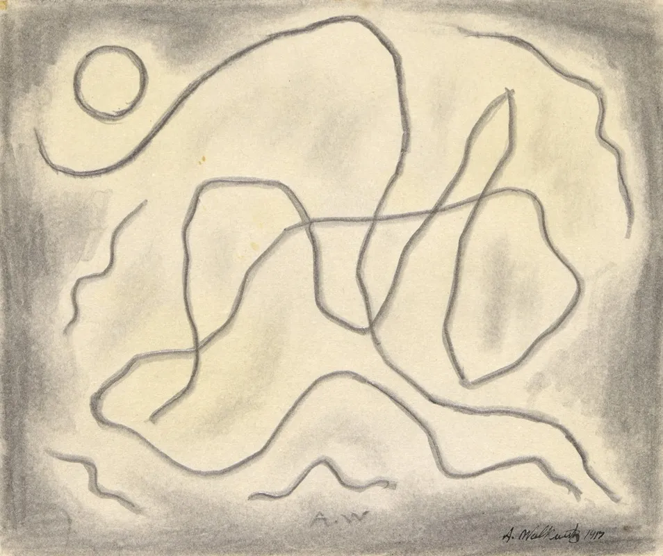 Rhythmic Lines Dance Abstraction 4