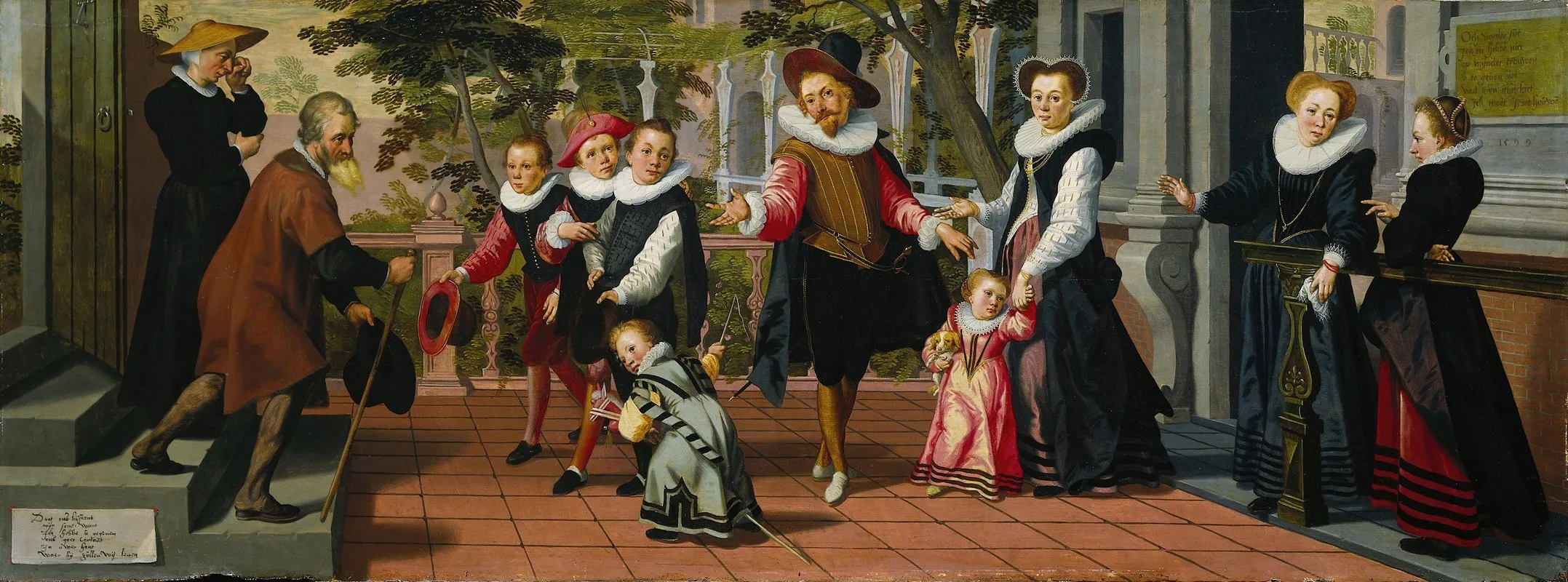Rich Children Poor Parents Wall Art by Aert Pietersz. - High-Resolution Digital Print