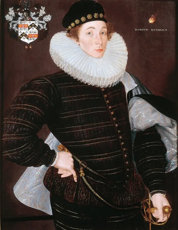 Richard Goodricke Of Ribston Yorkshire Wall Art by Cornelis Ketel - High-Resolution Digital Print
