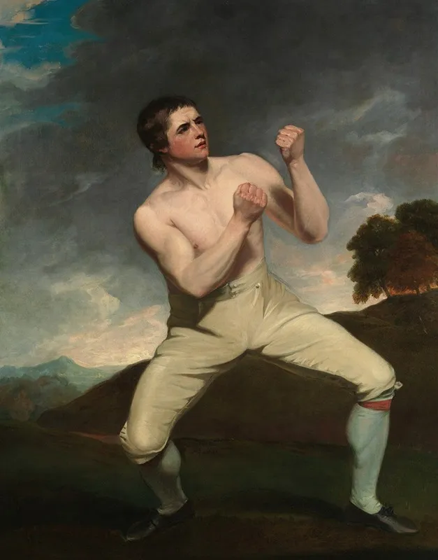 Richard Humphreys The Boxer Wall Art by John Hoppner - High-Resolution Digital Print