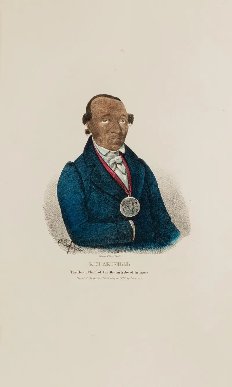Richardville The Head Chief Of The Miami Tribe Of The Indians