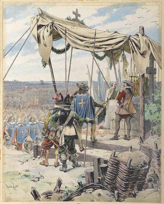 Richelieu Avant La Bataille Wall Art by Maurice Leloir - High-Resolution Digital Print