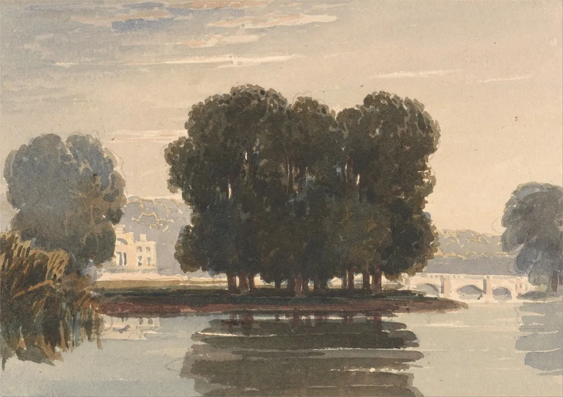 Richmond Bridge Wall Art by David Cox - High-Resolution Digital Print