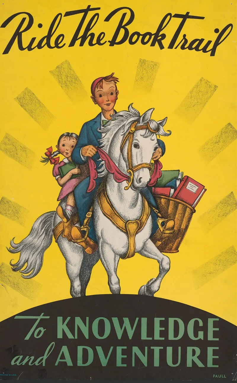 Ride The Brook Trail To Knowledge And Adventure Wall Art by Grace Paull - High-Resolution Digital Print