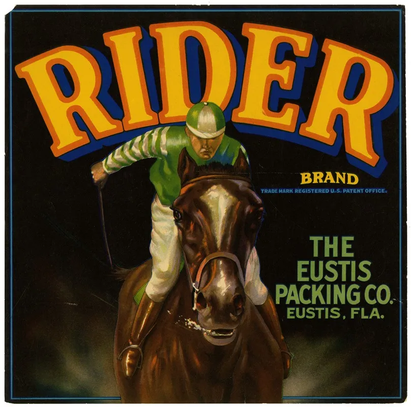Rider Brand Produce Label