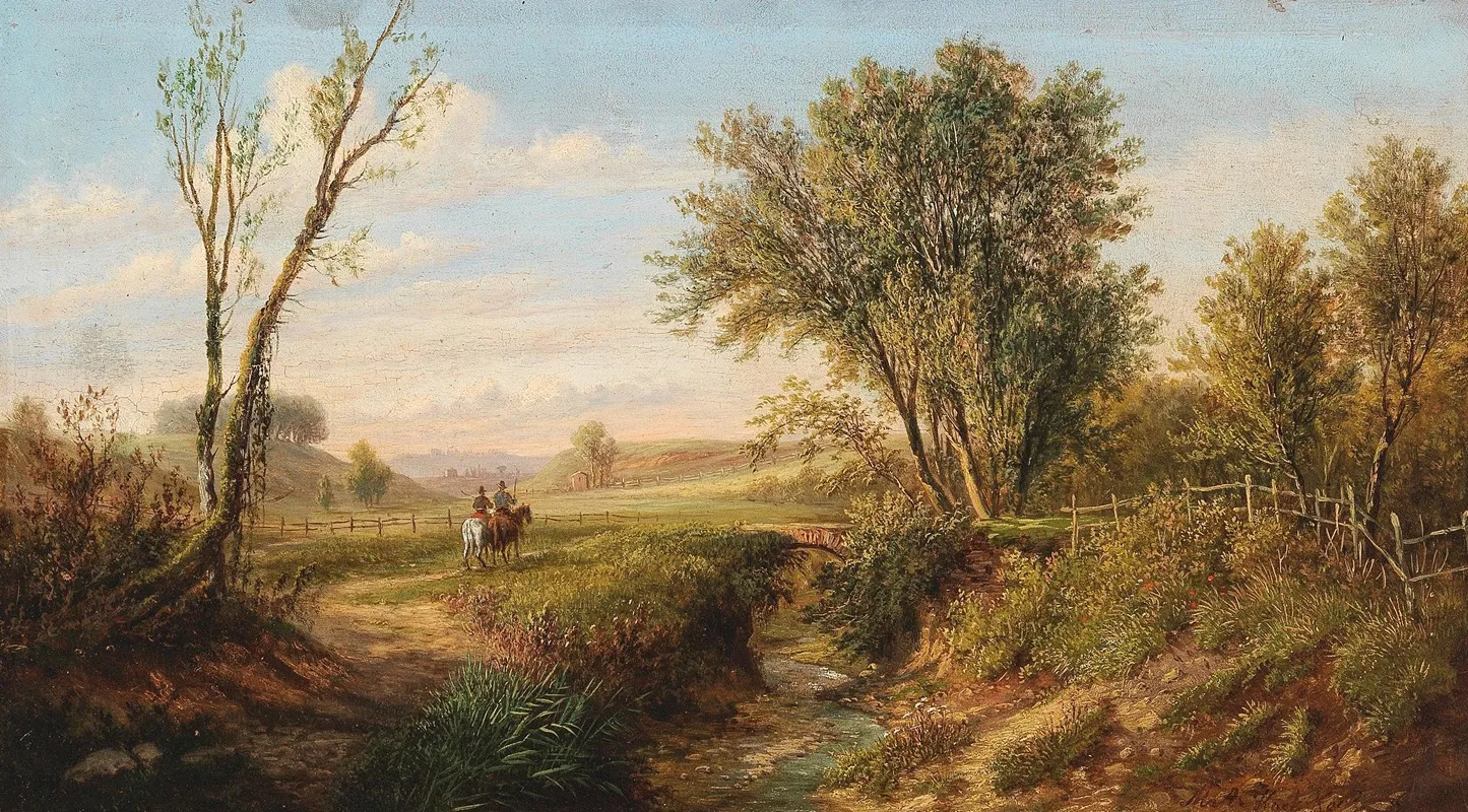 Riders In A Vast Landscape