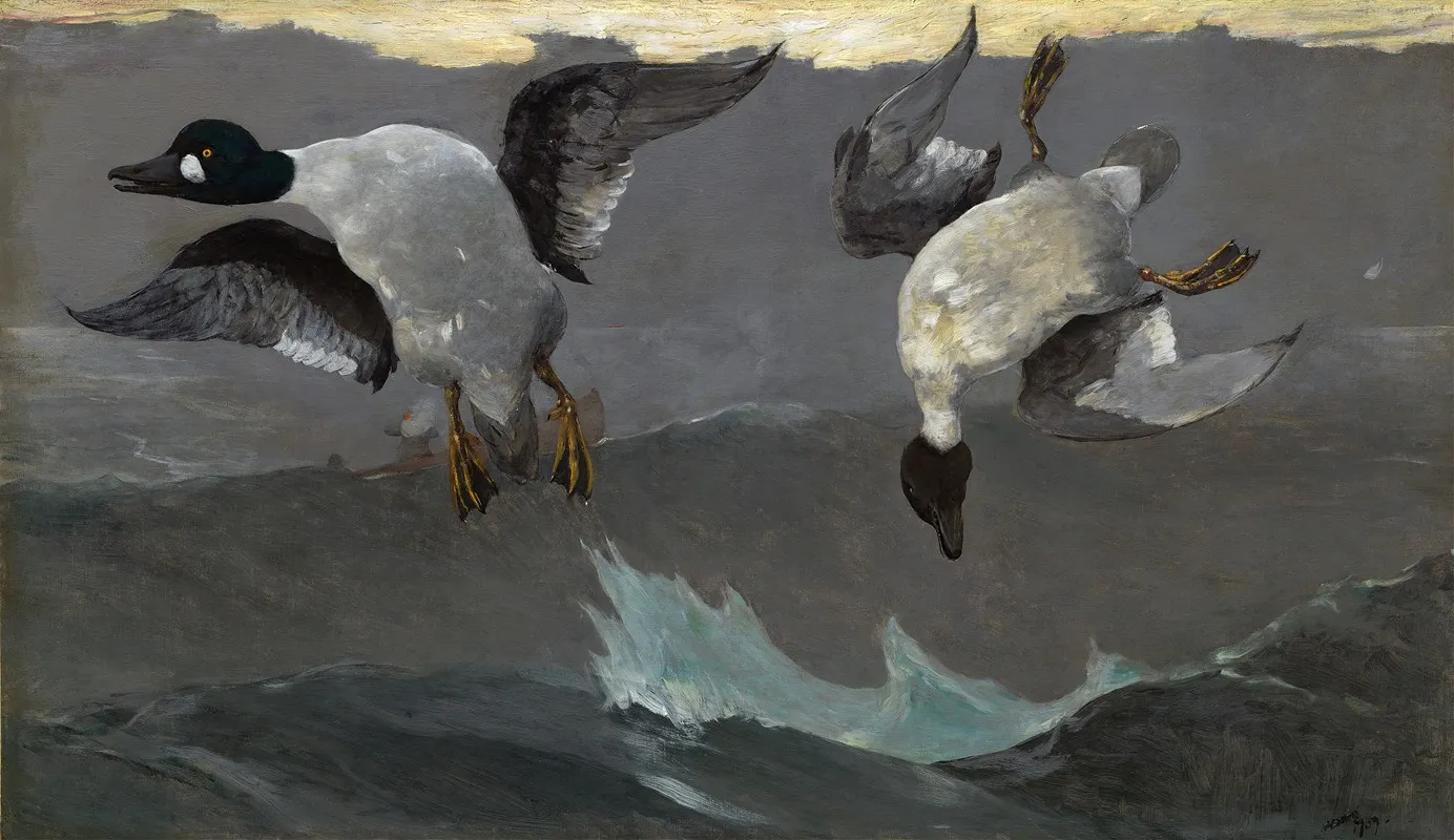 Right And Left Wall Art by Winslow Homer - High-Resolution Digital Print