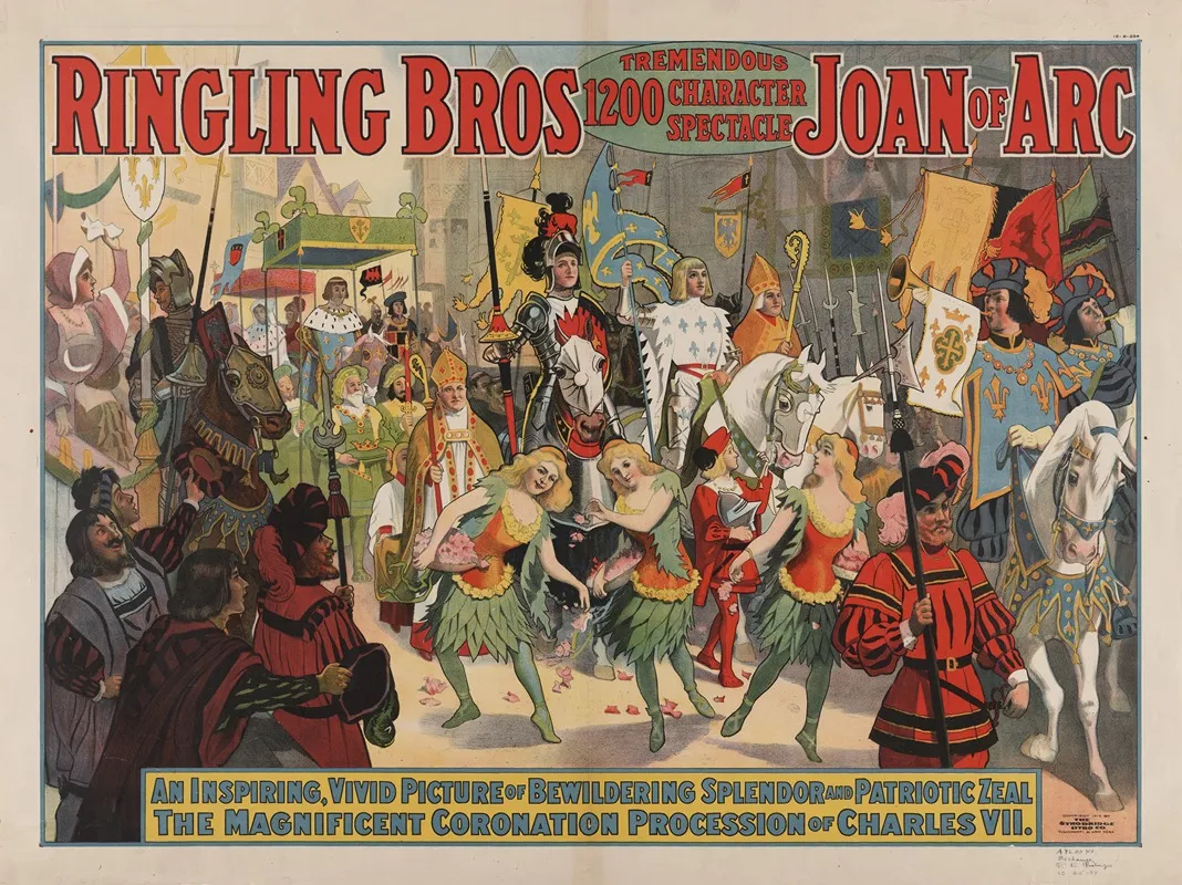 Ringling Bros Tremendous 1200 Character Spectacle Joan Of Arc