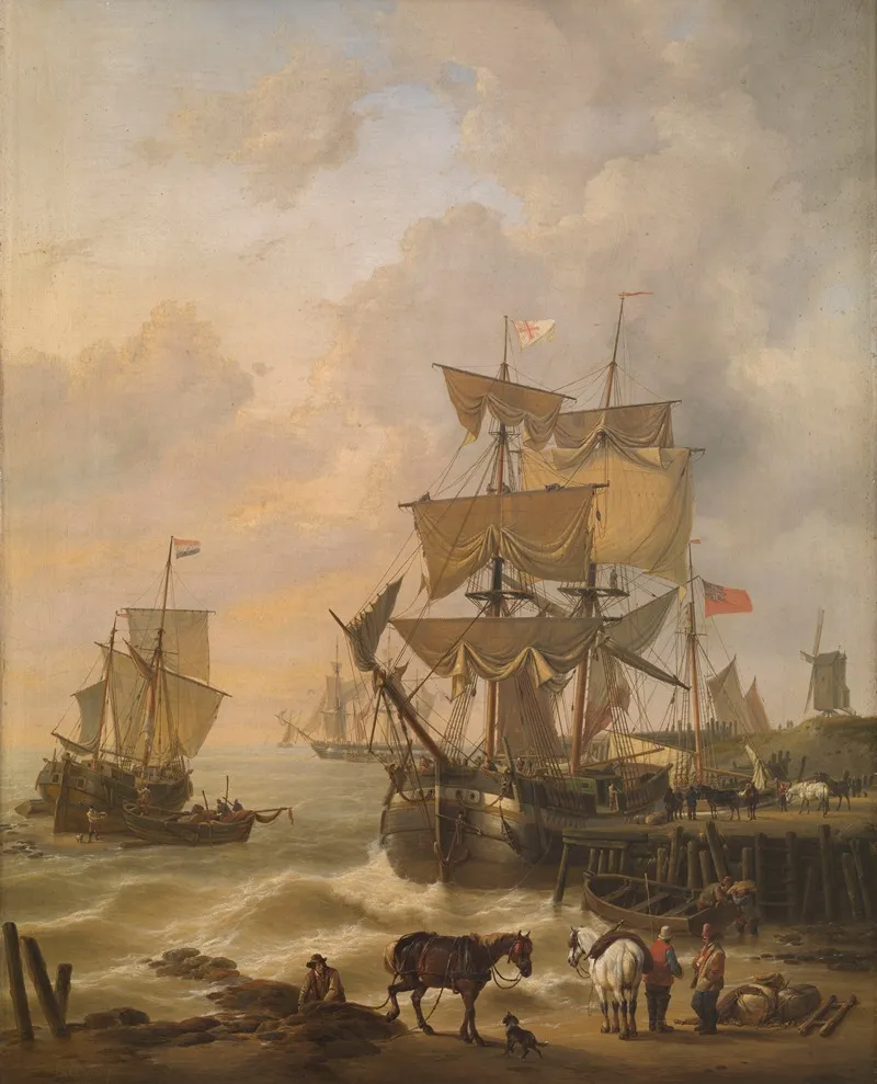Rising Tide Wall Art by Charles Louis Verboeckhoven - High-Resolution Digital Print