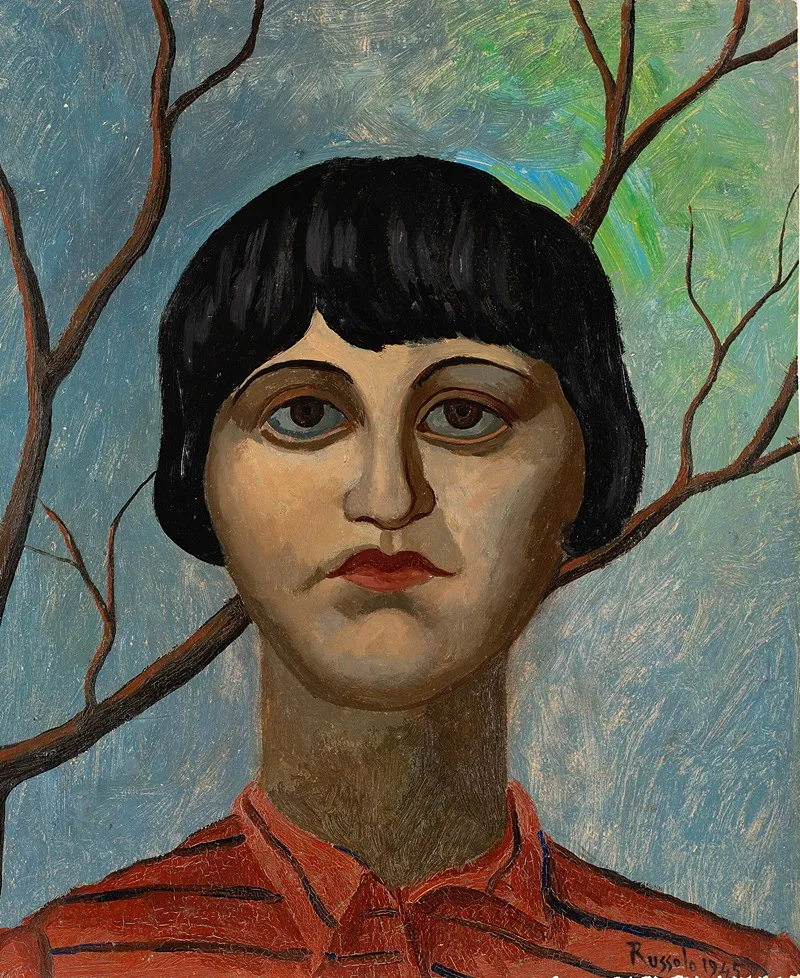 Ritratto Di Lina Zaquini Wall Art by Luigi Russolo - High-Resolution Digital Print