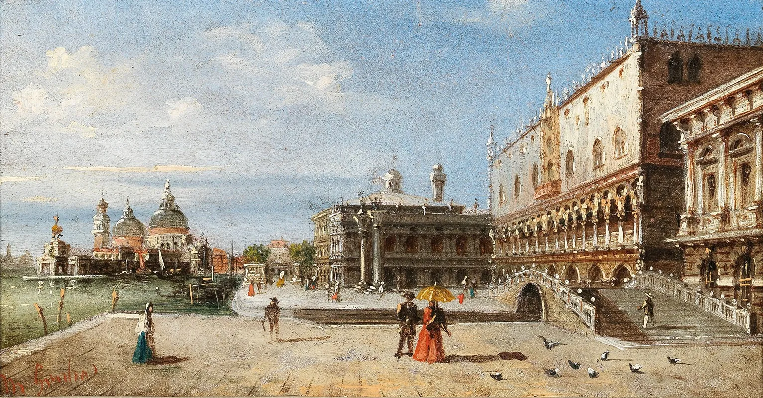 Riva Degli Schiavoni 3 Wall Art by Marco Grubacs - High-Resolution Digital Print