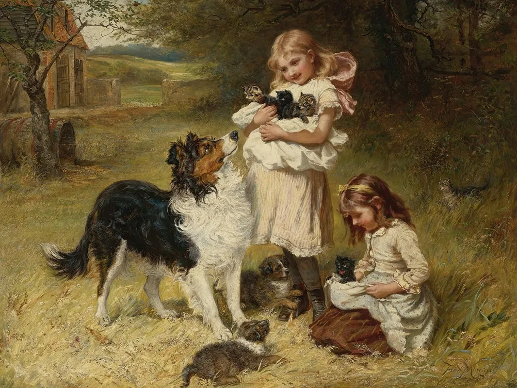 Rival Families Wall Art by Frederick Morgan - High-Resolution Digital Print