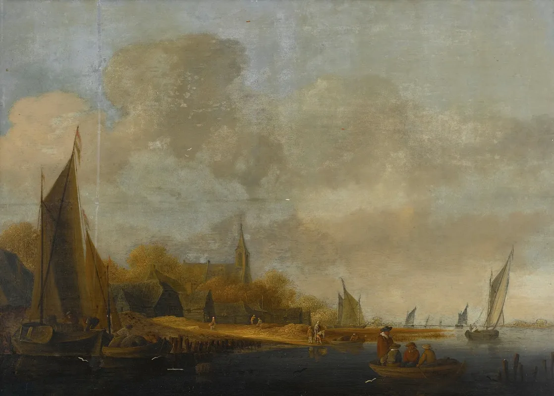 River Landscape 18 Wall Art by Jan Coelenbier - High-Resolution Digital Print