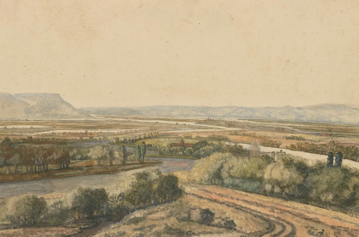 River Landscape 26 Wall Art by Philips Koninck - High-Resolution Digital Print