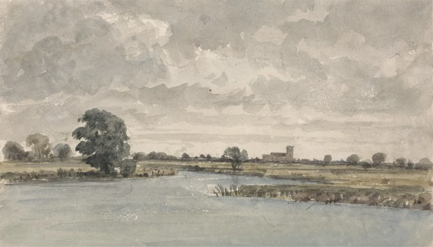 River Landscape 54 Wall Art by Aaron Edwin Penley - High-Resolution Digital Print