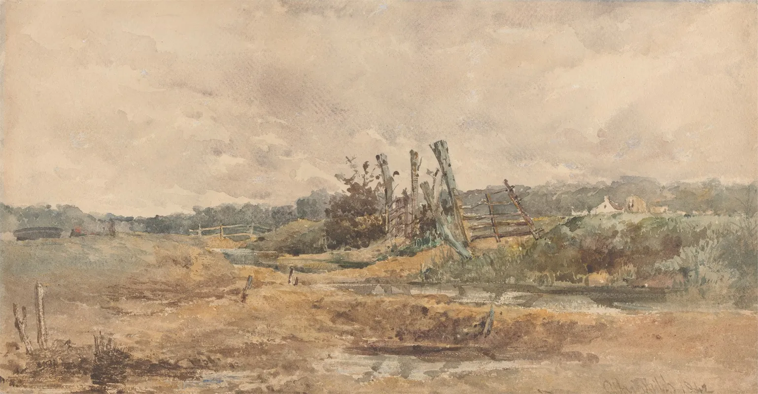 River Landscape 55 Wall Art by Alfred Downing Fripp - High-Resolution Digital Print