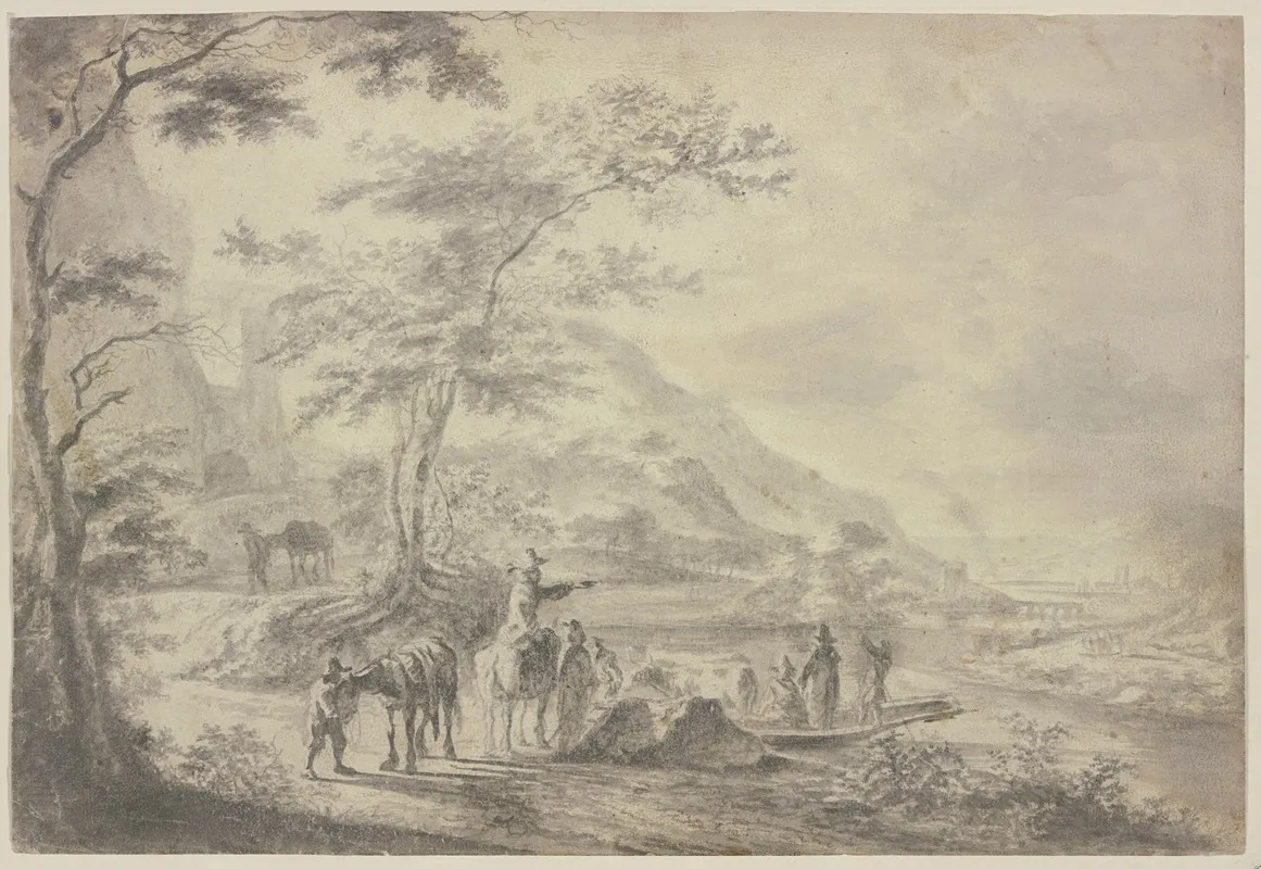 River Landscape With Figures 5