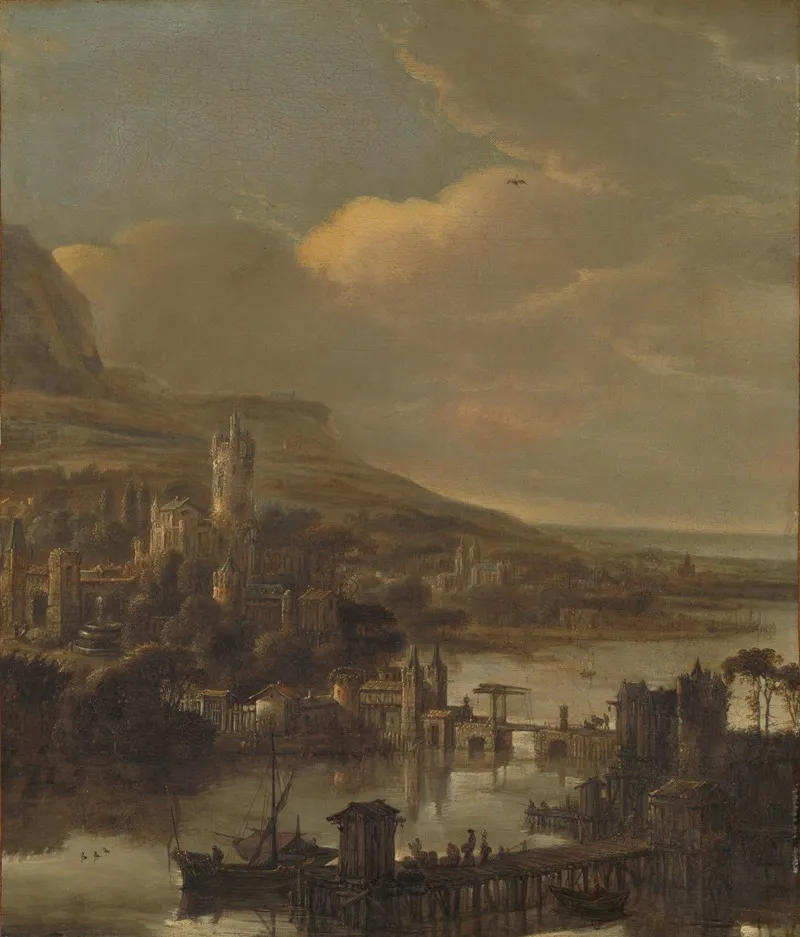 River View 4 Wall Art by Jacob Willemsz. de Wet - High-Resolution Digital Print