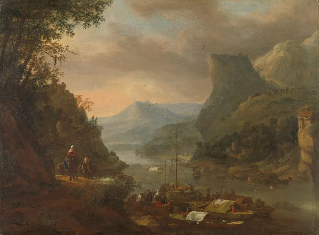 River View In A Mountainous Region