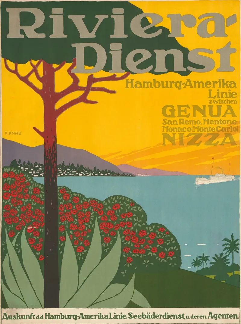 Riviera Dienst Wall Art by Albert Knab - High-Resolution Digital Print