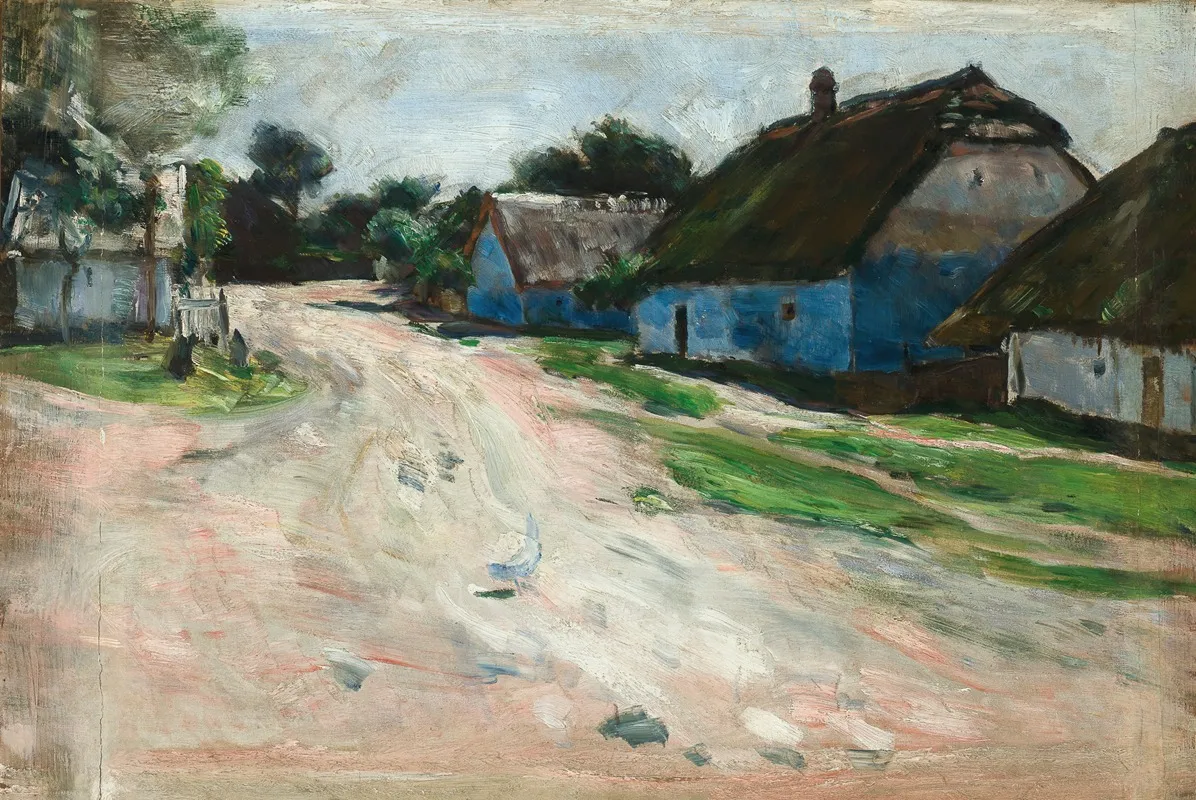 Road At Bronowice Wall Art by Aleksander Gierymski - High-Resolution Digital Print