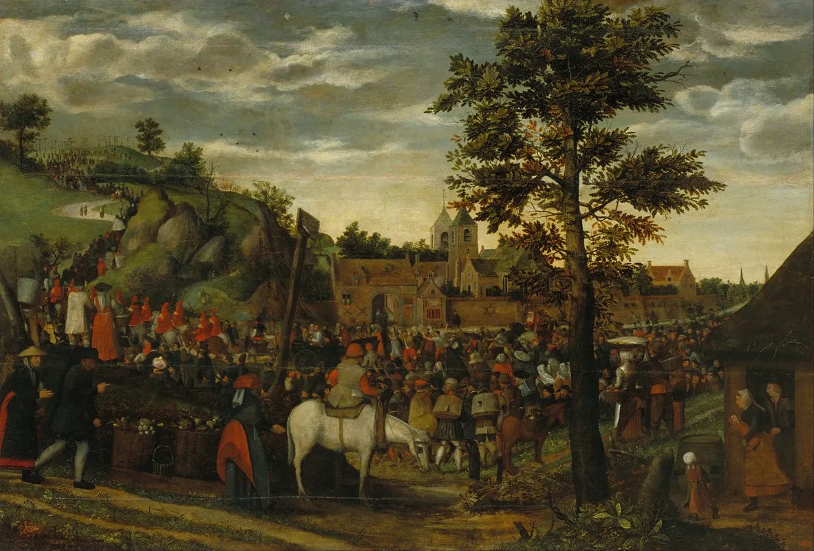 Road To Calvary 3 Wall Art by Hans van Wechelen - High-Resolution Digital Print