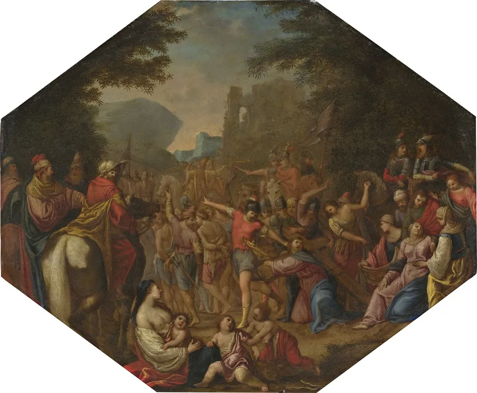 Road To Calvary Wall Art by Circle of Claude Déruet - High-Resolution Digital Print