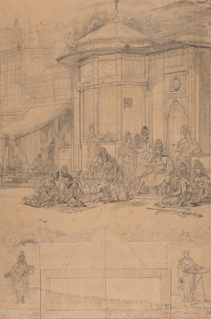 Roasting Mutton On Konstantynopola Street