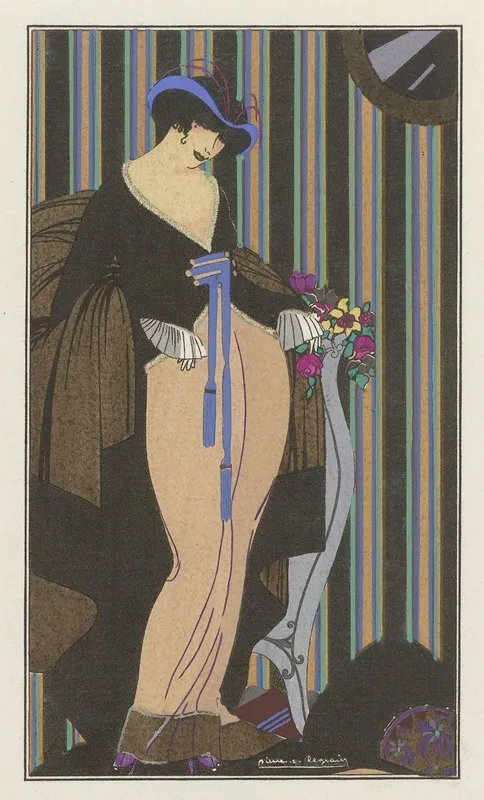 Robe De Velours 2 Wall Art by Pierre-Emile Legrain - High-Resolution Digital Print