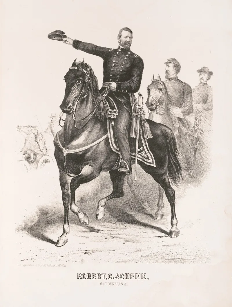 Robert Cumming Schenck Major General U S A Wall Art by Ehrgott, Forbriger &amp; Company - High-Resolution Digital Print