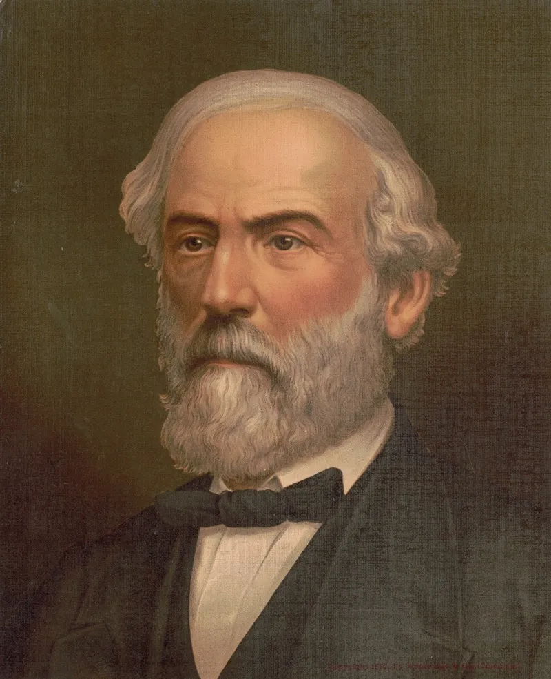 Robert Edward Lee Head And Shoulders Portrait Facing Left