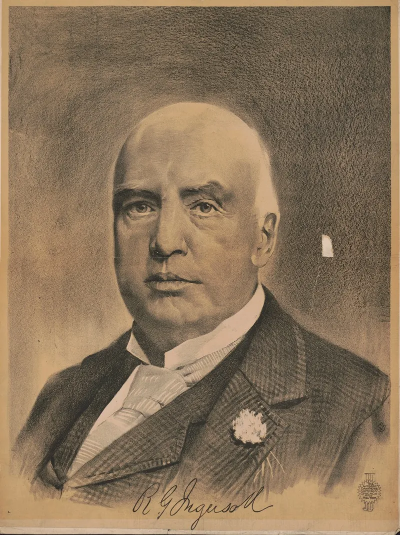 Robert Green Ingersoll 2 Wall Art by Chicago Bank Note Co. - High-Resolution Digital Print