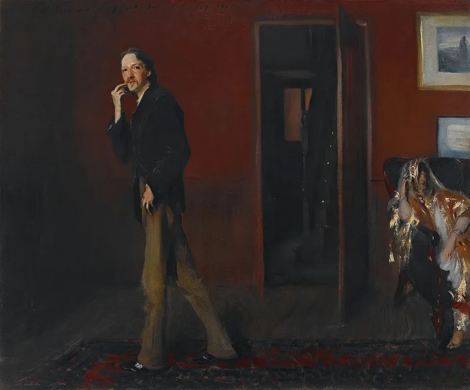 Robert Louis Stevenson And His Wife