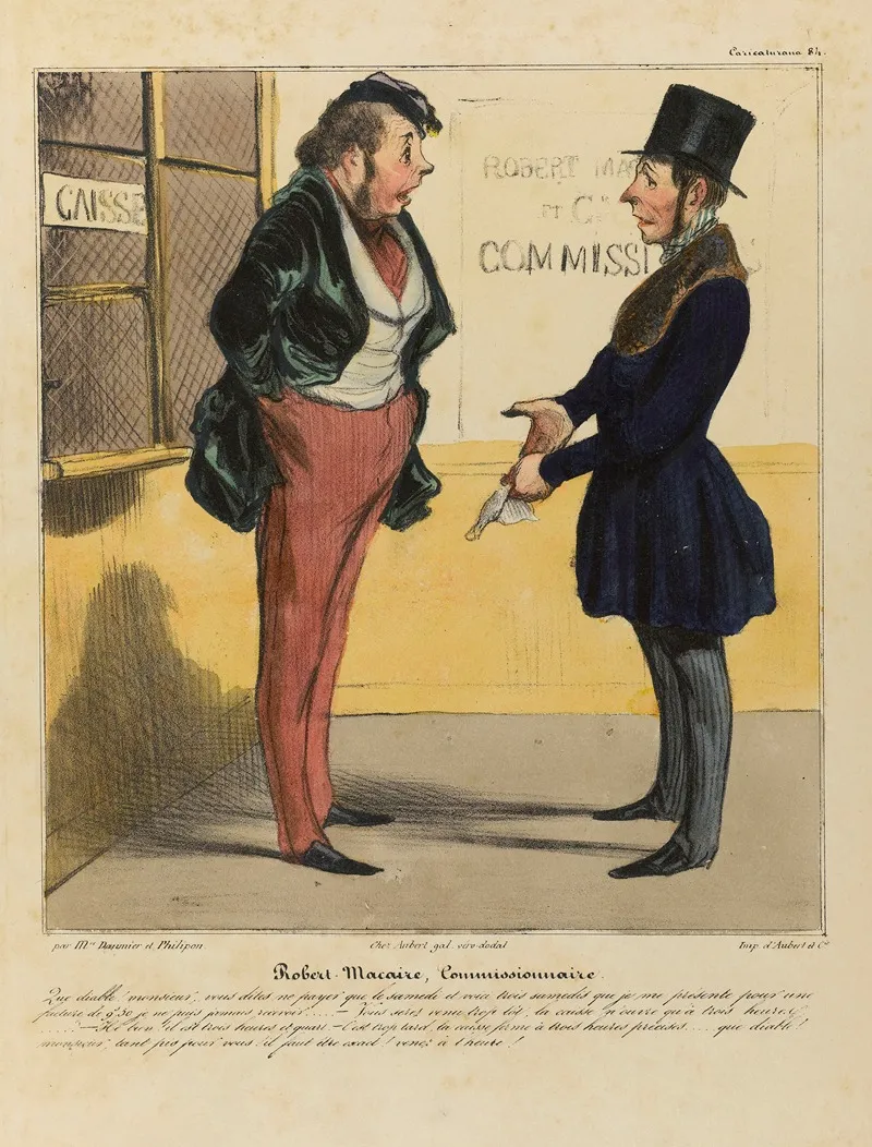 Robert Macaire Commissionnaire