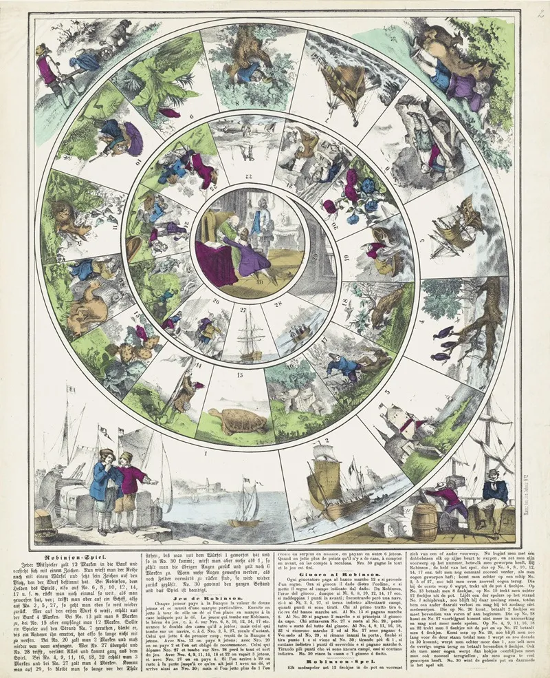 Robinson Spiel Jeu De Robinson Giuoco Al Robinson Robinson Spel