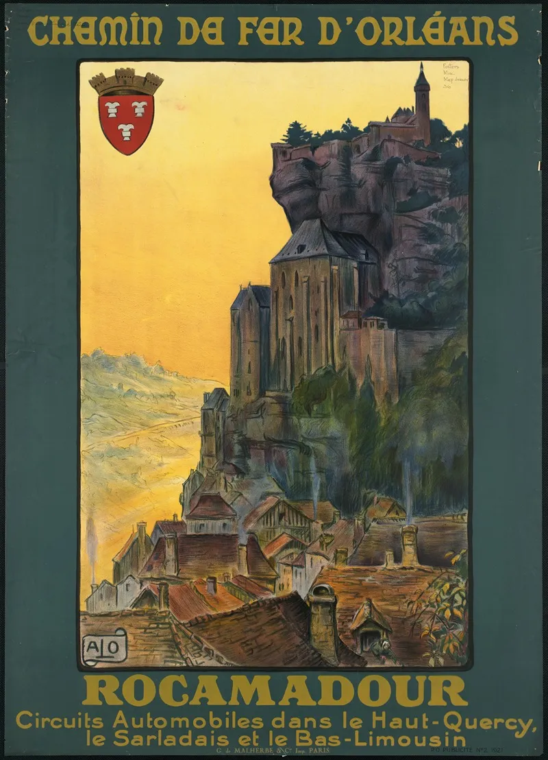Rocamadour Circuits Automobiles Dans Le Haut Quercy Le Sarladais Et Le Bas Limousin