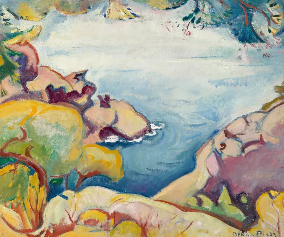 Rochers Et Mer Lestaque