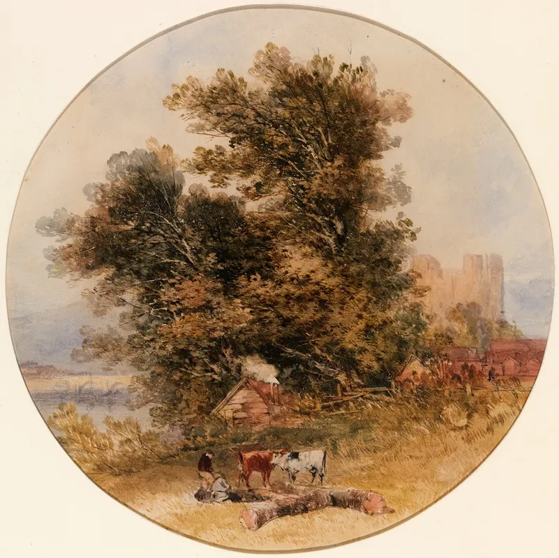 Rochester Bridge And Castle Kent Wall Art by George Howse - High-Resolution Digital Print