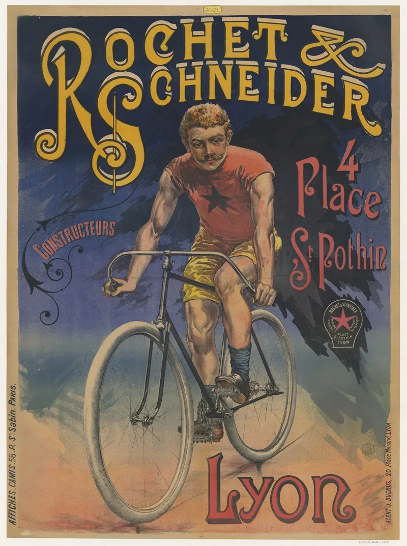 Rochet Schneider Constructeurs 4 Place St Pothin Lyon Wall Art by Imp. Camis - High-Resolution Digital Print