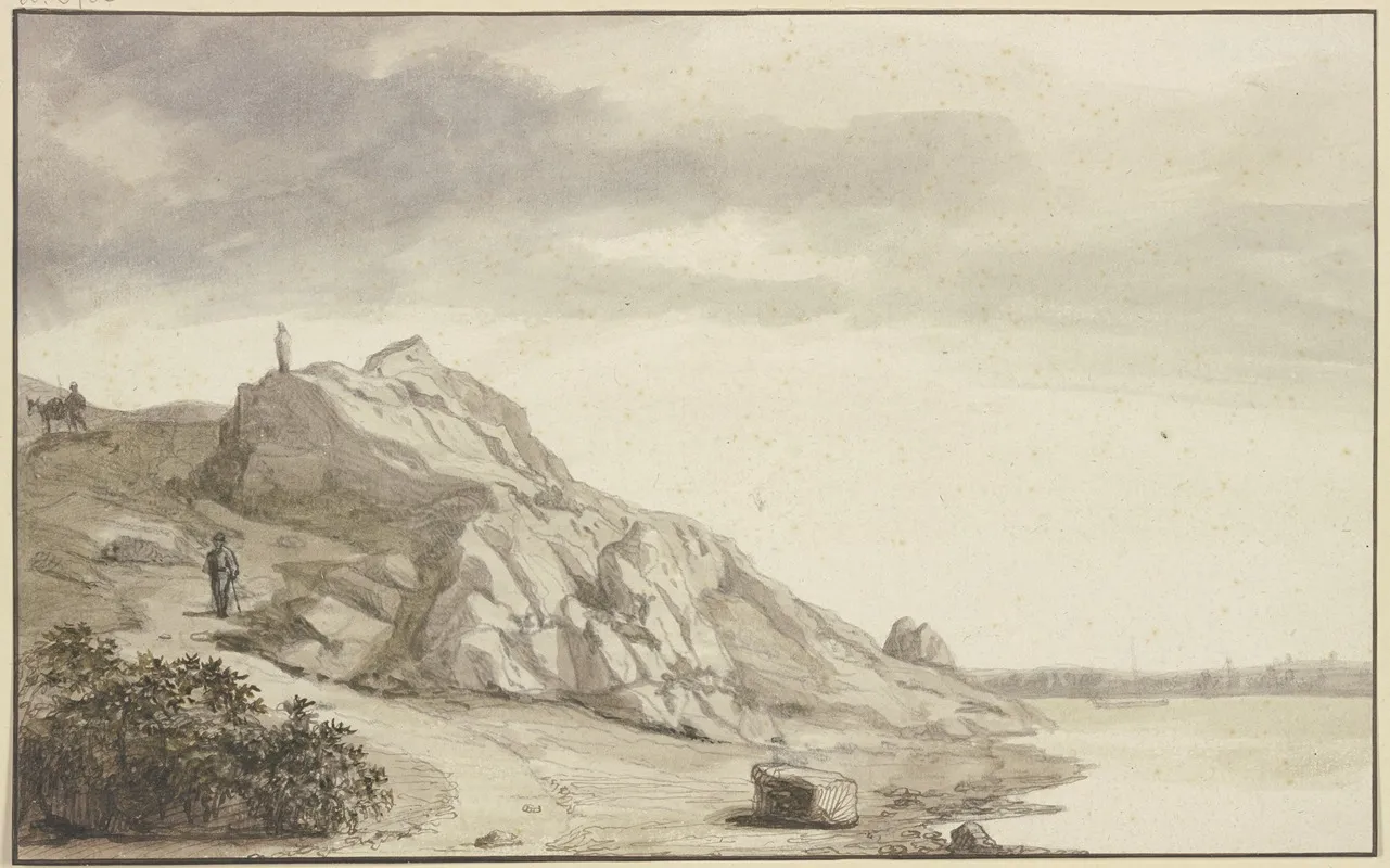 Rock Section By The Water 3 Wall Art by Lambert Doomer - High-Resolution Digital Print