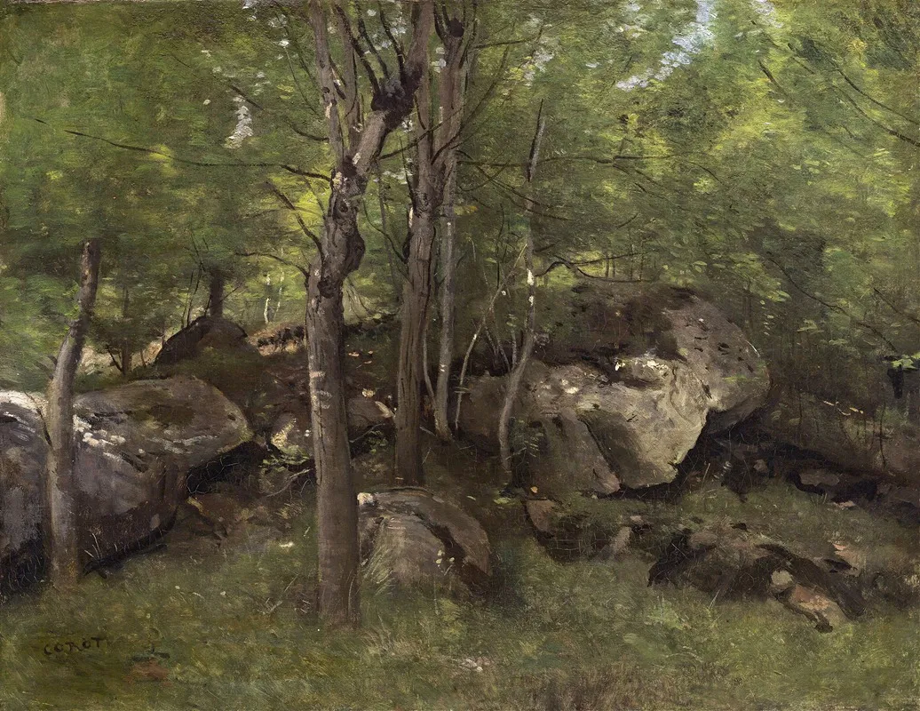 Rocks In The Forest Of Fontainebleau