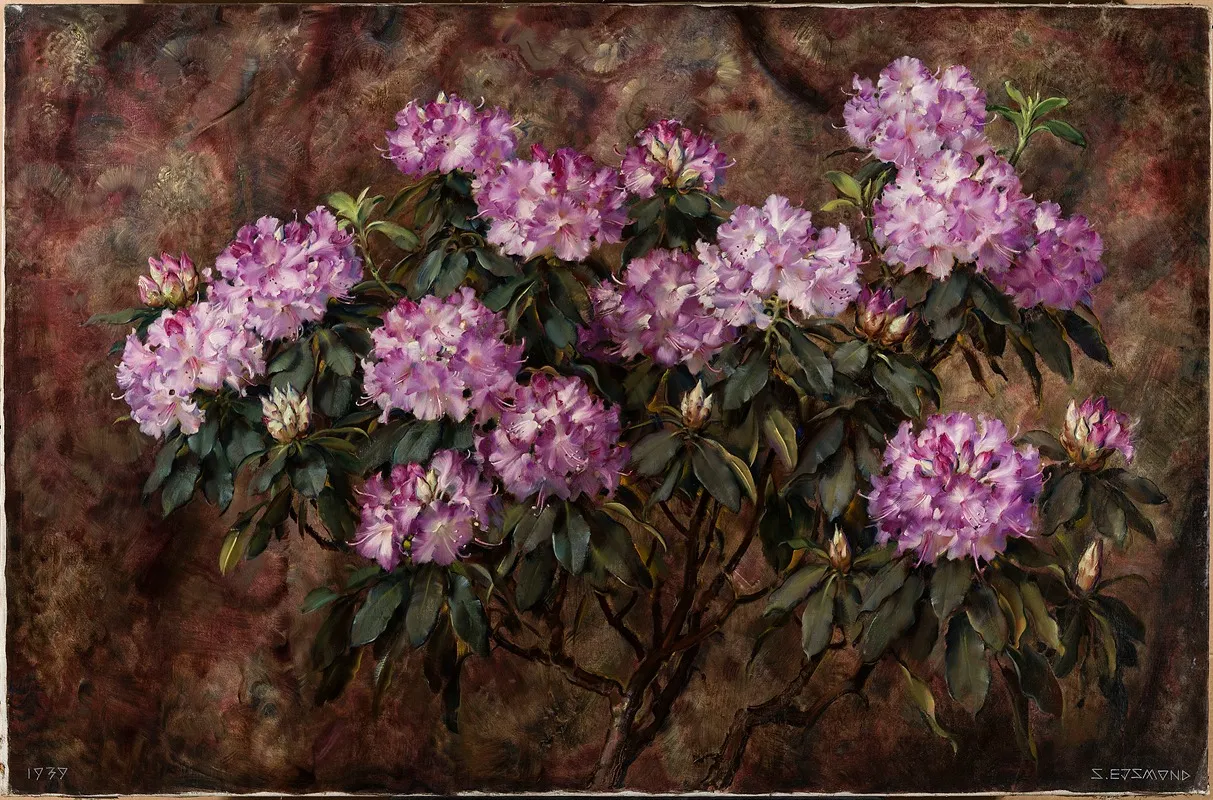 Rododendrony Wall Art by Stanisław Ejsmond - High-Resolution Digital Print