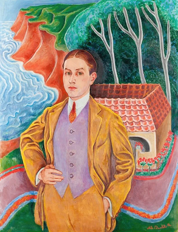 Rolf De Mare 1888 1964 Wall Art by Nils Dardel - High-Resolution Digital Print