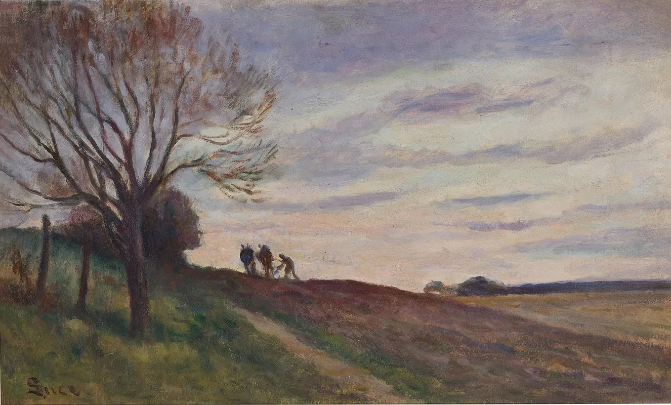 Rolleboise Les Coteaux Wall Art by Maximilien Luce - High-Resolution Digital Print