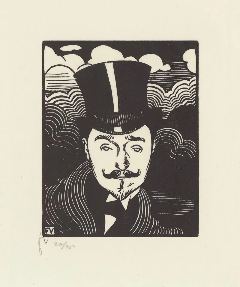 Romain Coolus Wall Art by Félix Vallotton - High-Resolution Digital Print