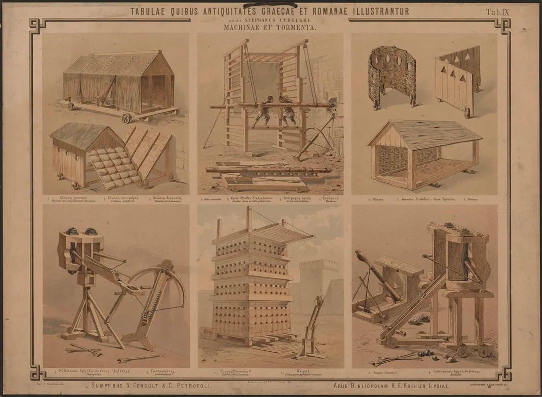 Roman And Greek War Machines