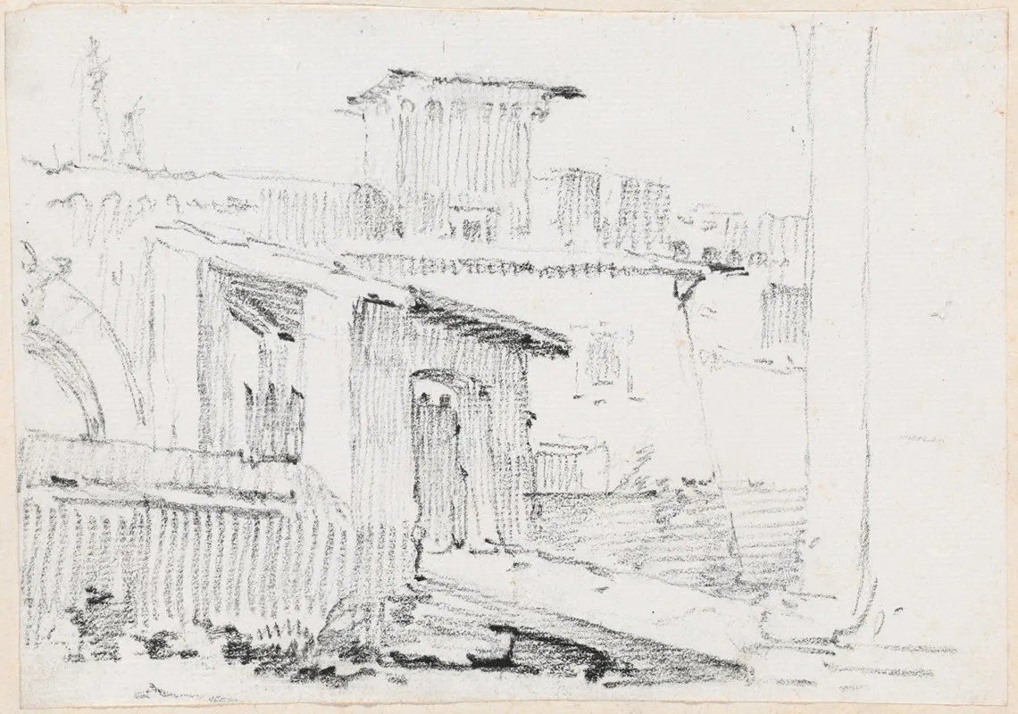 Roman Buildings With An Open Shed
