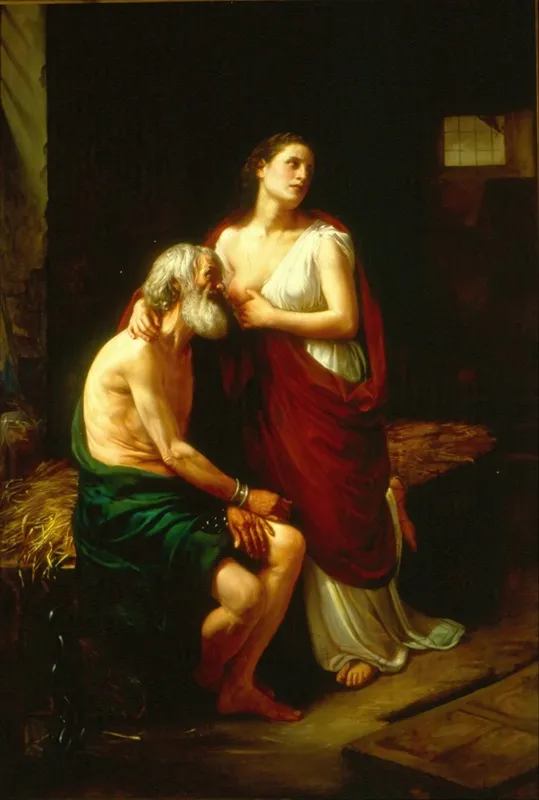 Roman Charity 4 Wall Art by Luis Monroy - High-Resolution Digital Print
